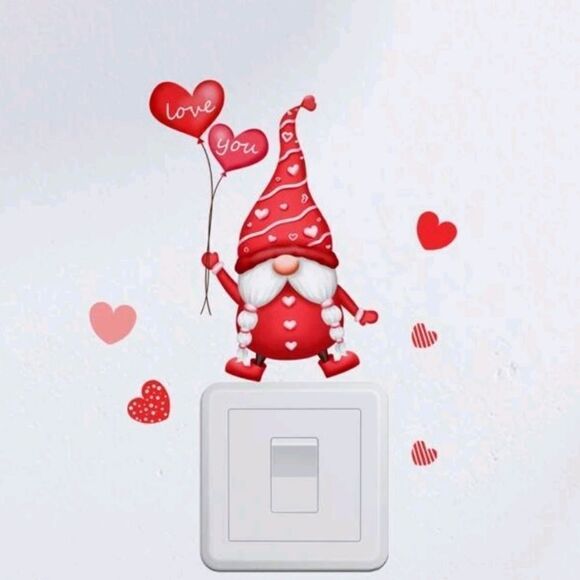 Gnome Heart Wall Stickers / Decals - Picture 6 of 6